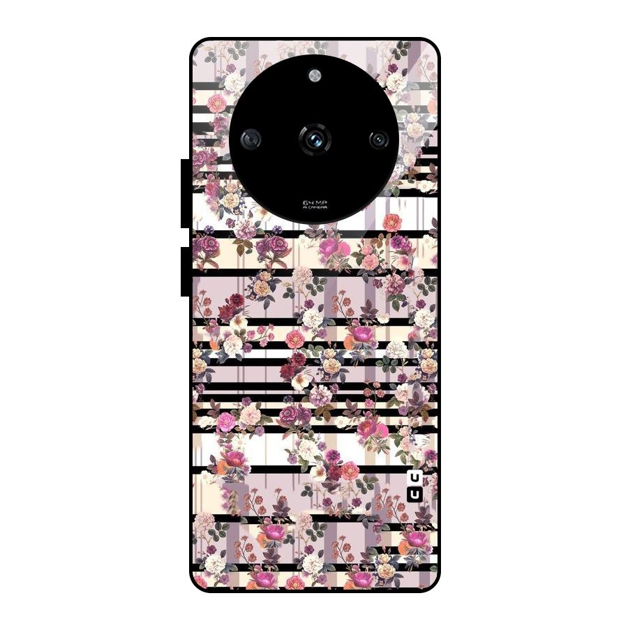 Beauty In Floral Glass Back Case for Realme Narzo 60 5G