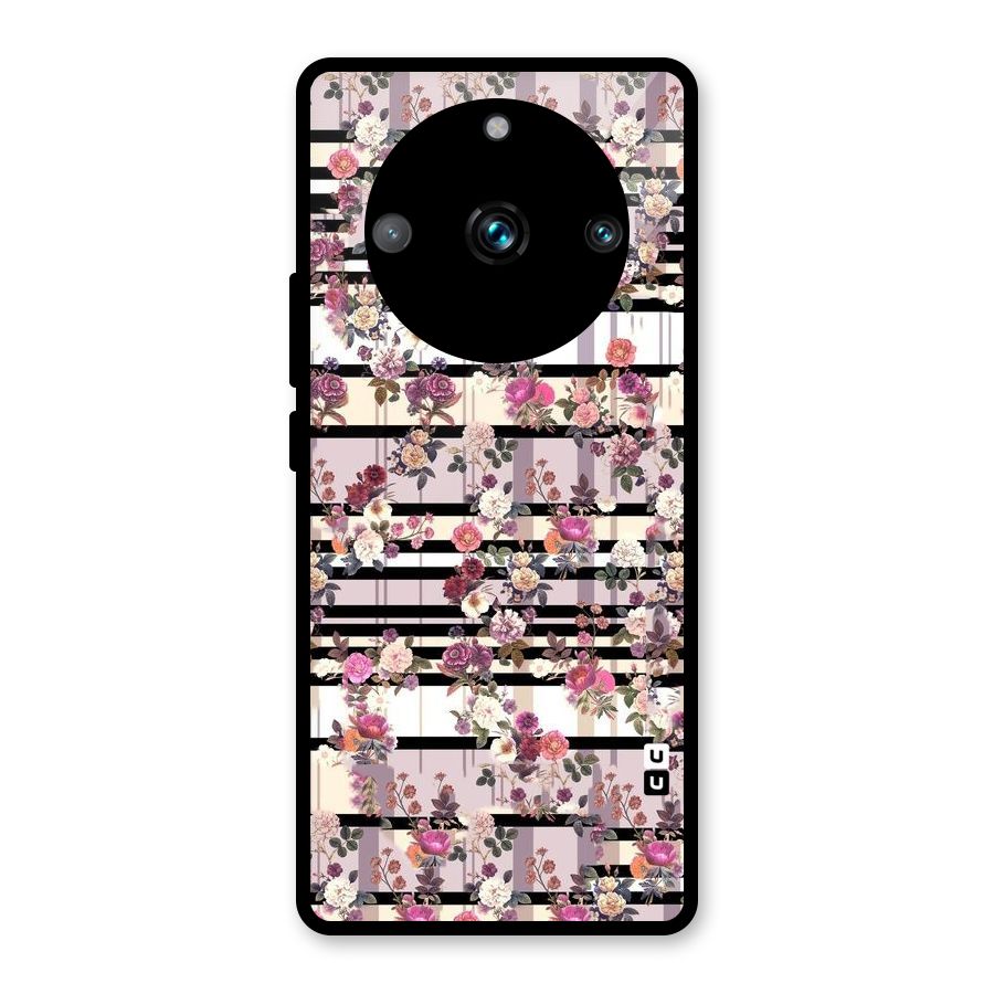 Beauty In Floral Glass Back Case for Realme Narzo 60 Pro
