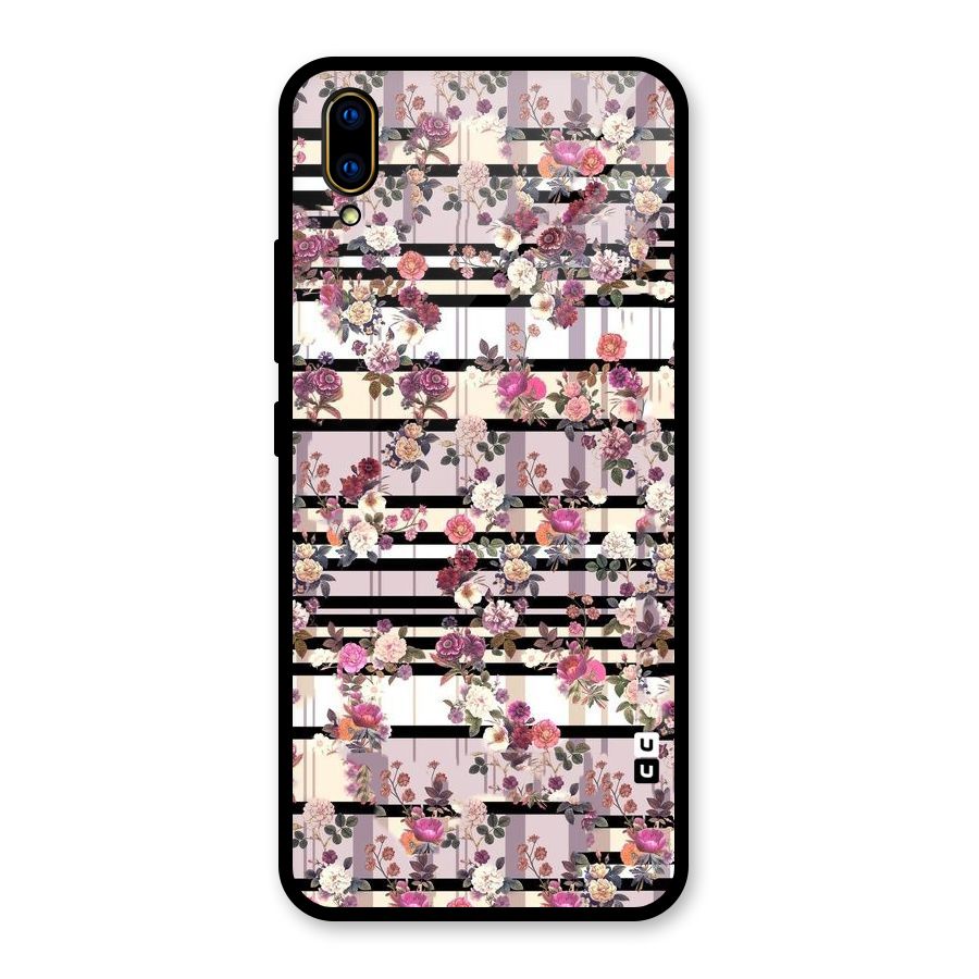 Beauty In Floral Glass Back Case for Vivo V11 Pro