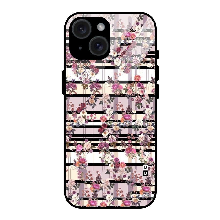 Beauty In Floral Glass Back Case for iPhone 15