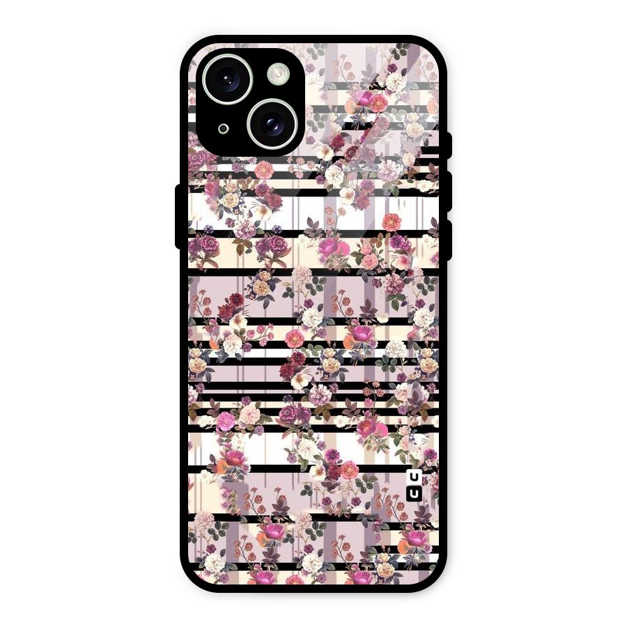 Beauty In Floral Glass Back Case for iPhone 15 Plus