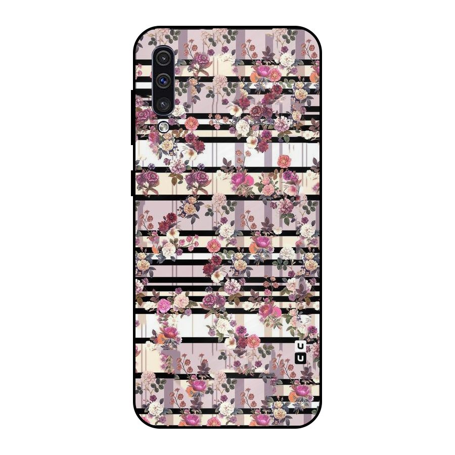 Beauty In Floral Metal Back Case for Galaxy A50