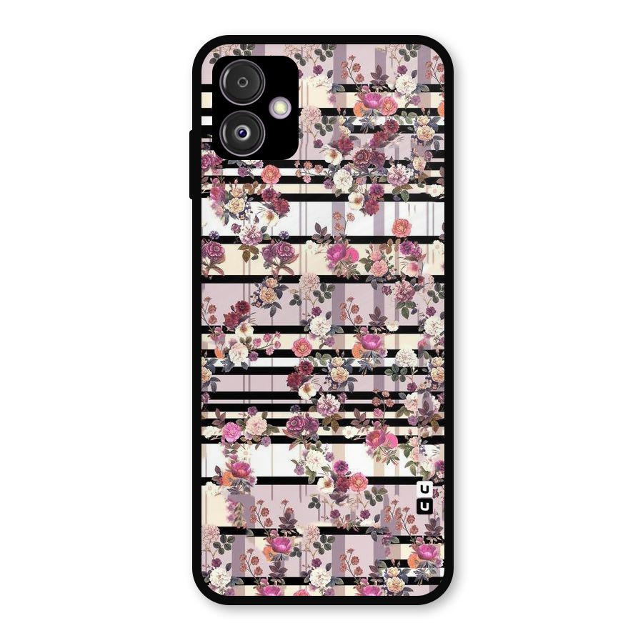 Beauty In Floral Metal Back Case for Galaxy F14