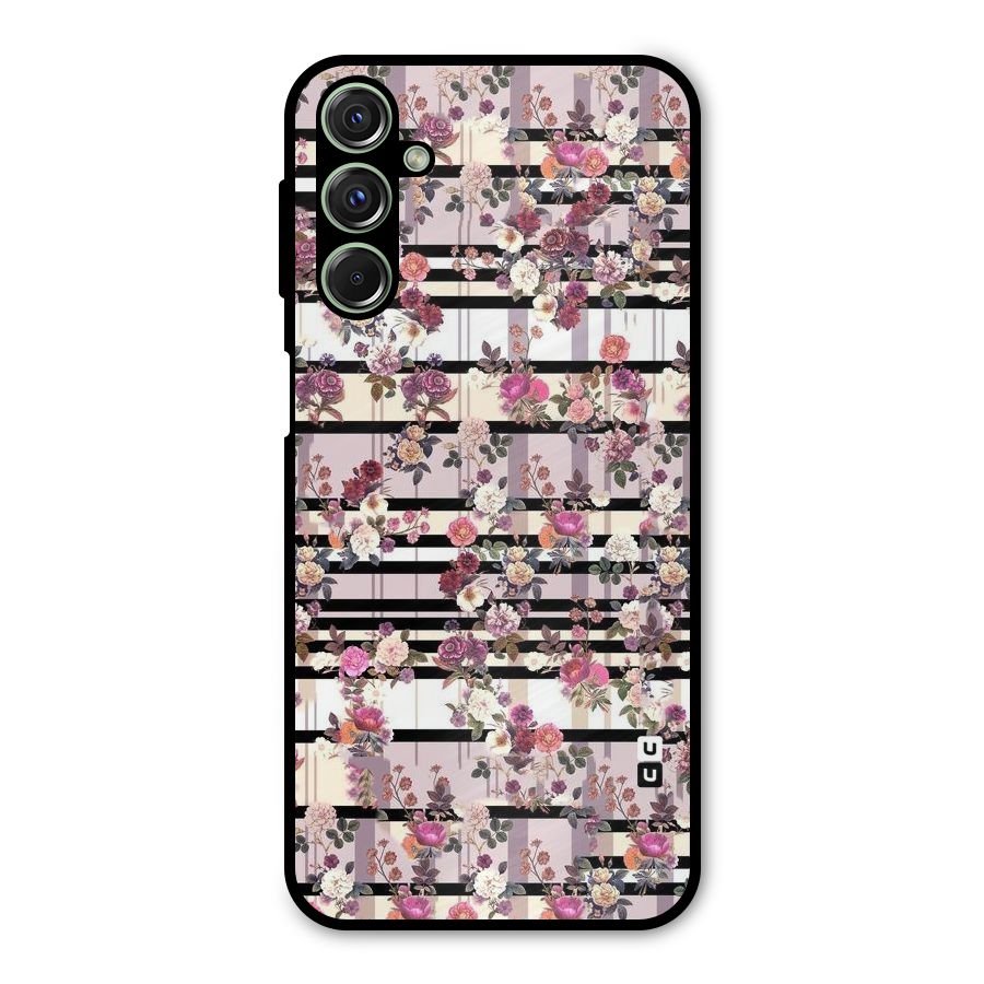 Beauty In Floral Metal Back Case for Galaxy F34