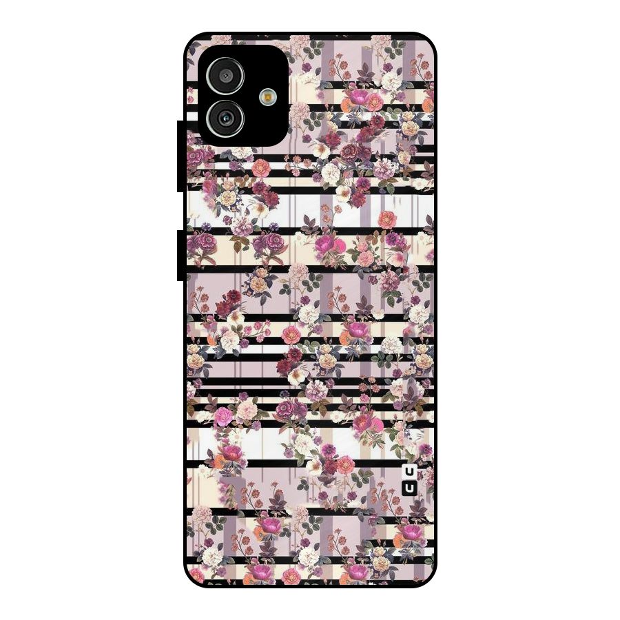 Beauty In Floral Metal Back Case for Galaxy M13 5G
