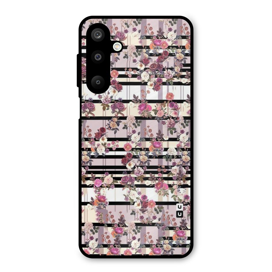 Beauty In Floral Metal Back Case for Galaxy M16