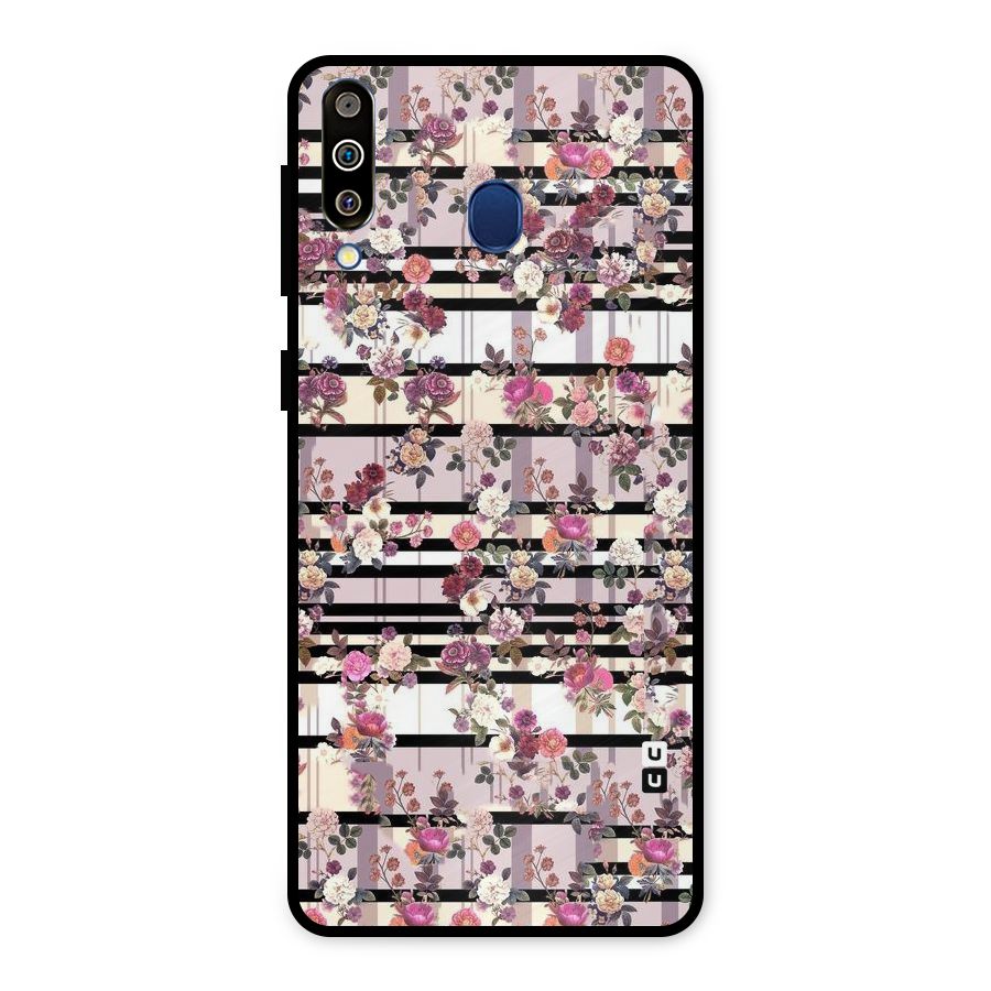 Beauty In Floral Metal Back Case for Galaxy M30