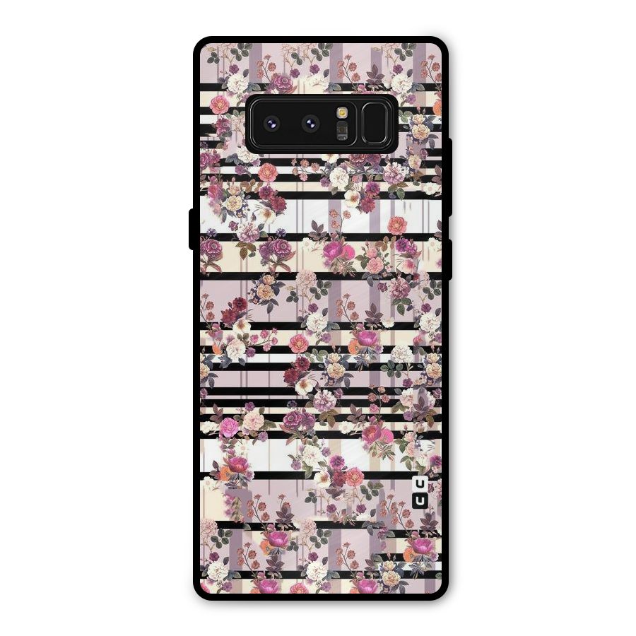 Beauty In Floral Metal Back Case for Galaxy Note 8