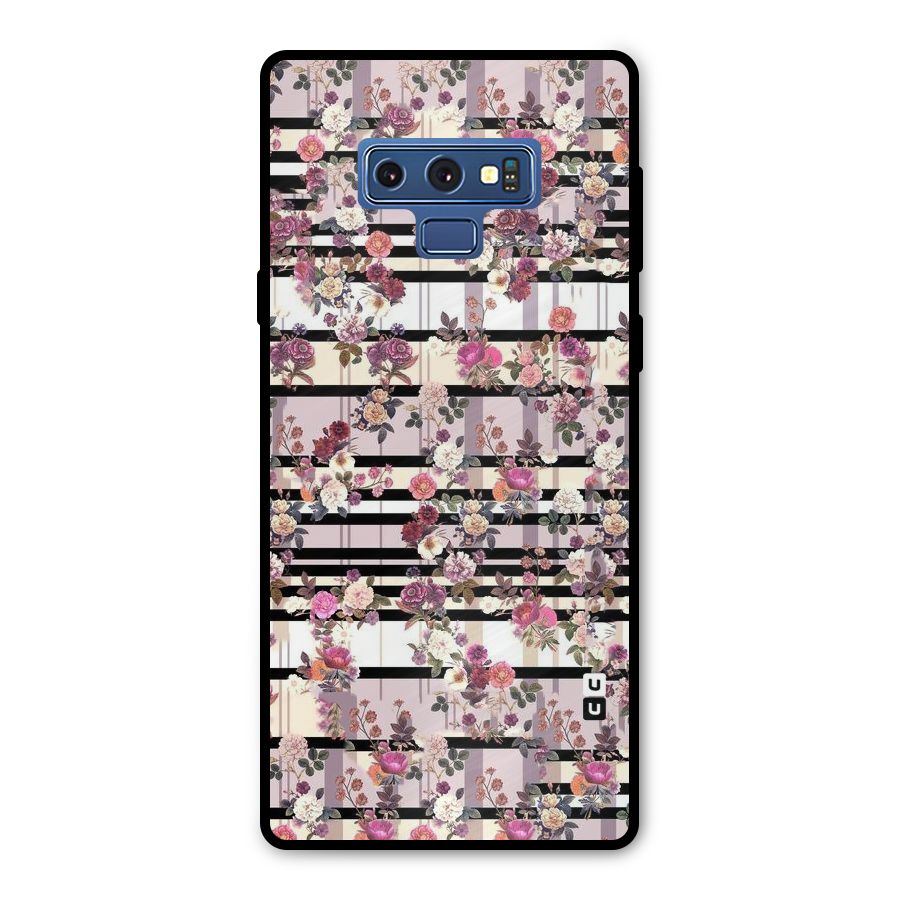Beauty In Floral Metal Back Case for Galaxy Note 9