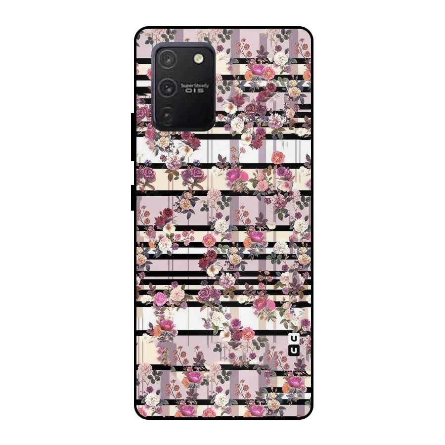 Beauty In Floral Metal Back Case for Galaxy S10 Lite