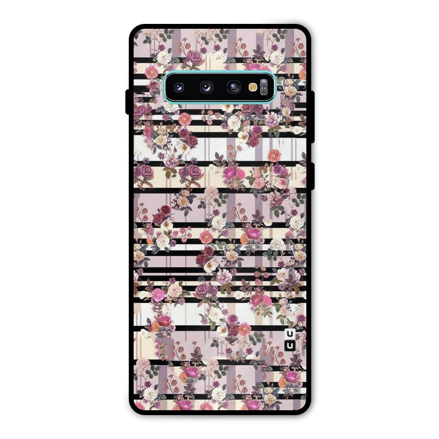 Beauty In Floral Metal Back Case for Galaxy S10 Plus