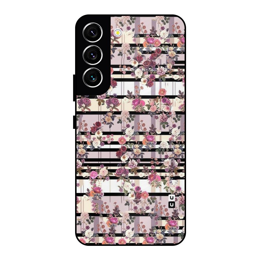 Beauty In Floral Metal Back Case for Galaxy S22 5G