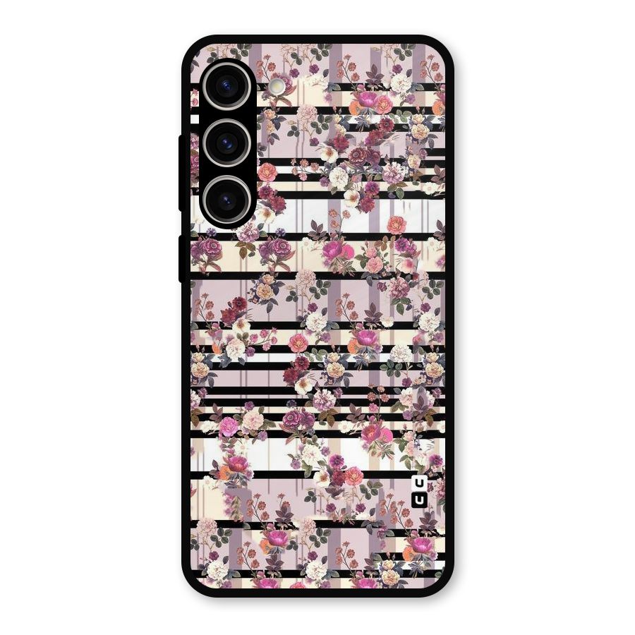 Beauty In Floral Metal Back Case for Galaxy S23 Plus