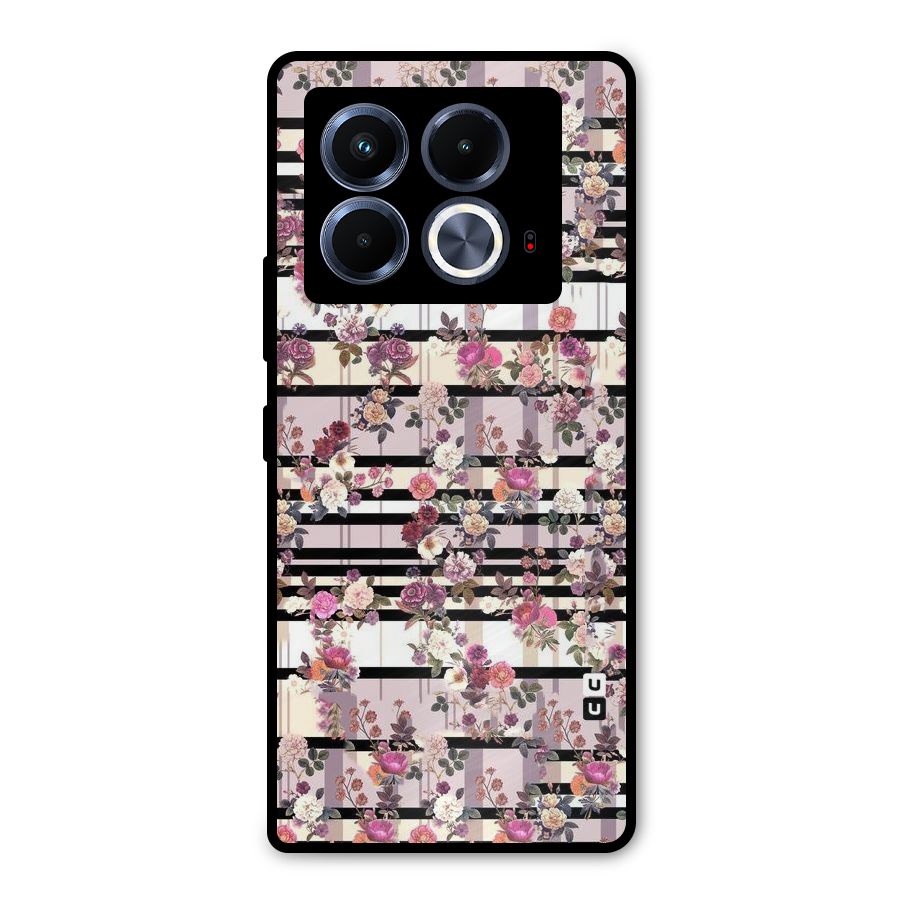 Beauty In Floral Metal Back Case for Infinix Note 40 5G