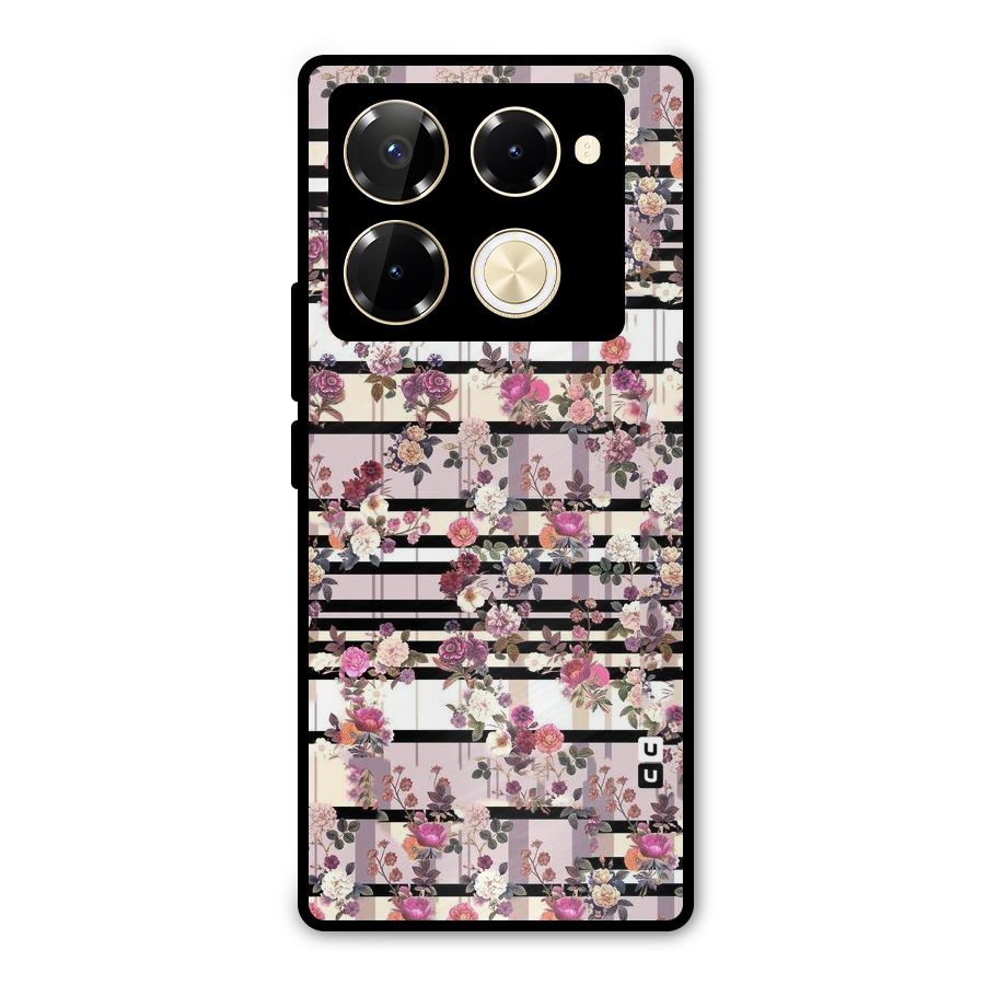 Beauty In Floral Metal Back Case for Infinix Note 40 Pro Plus
