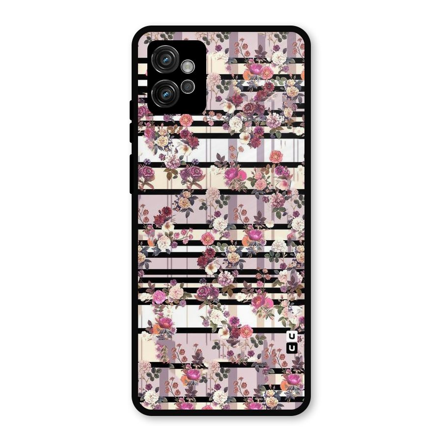 Beauty In Floral Metal Back Case for Moto G32