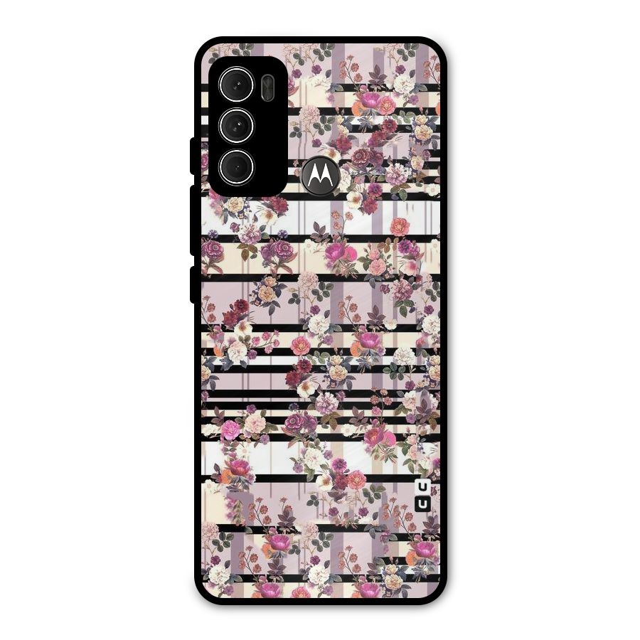 Beauty In Floral Metal Back Case for Moto G60