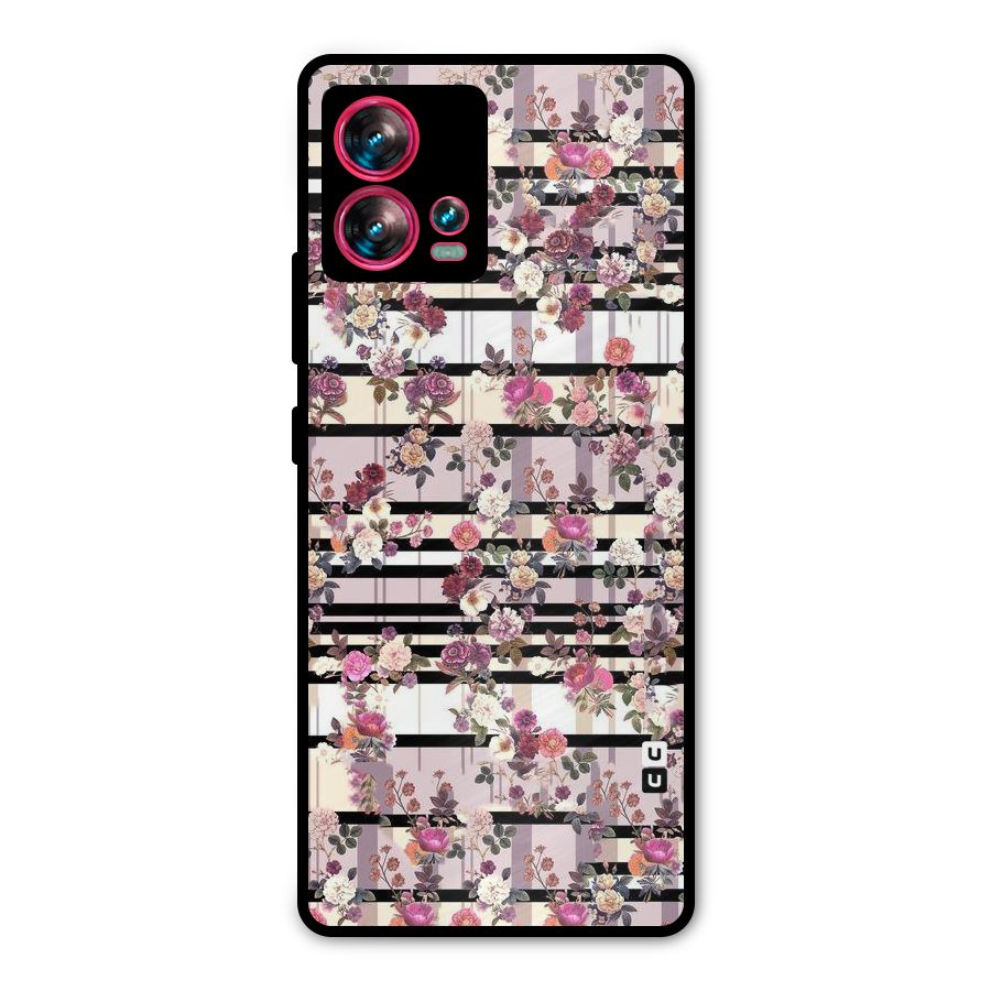 Beauty In Floral Metal Back Case for Motorola Edge 30 Fusion