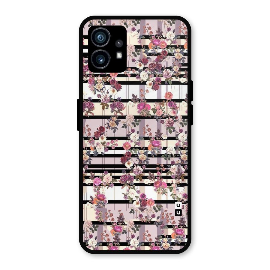 Beauty In Floral Metal Back Case for Nothing Phone 1