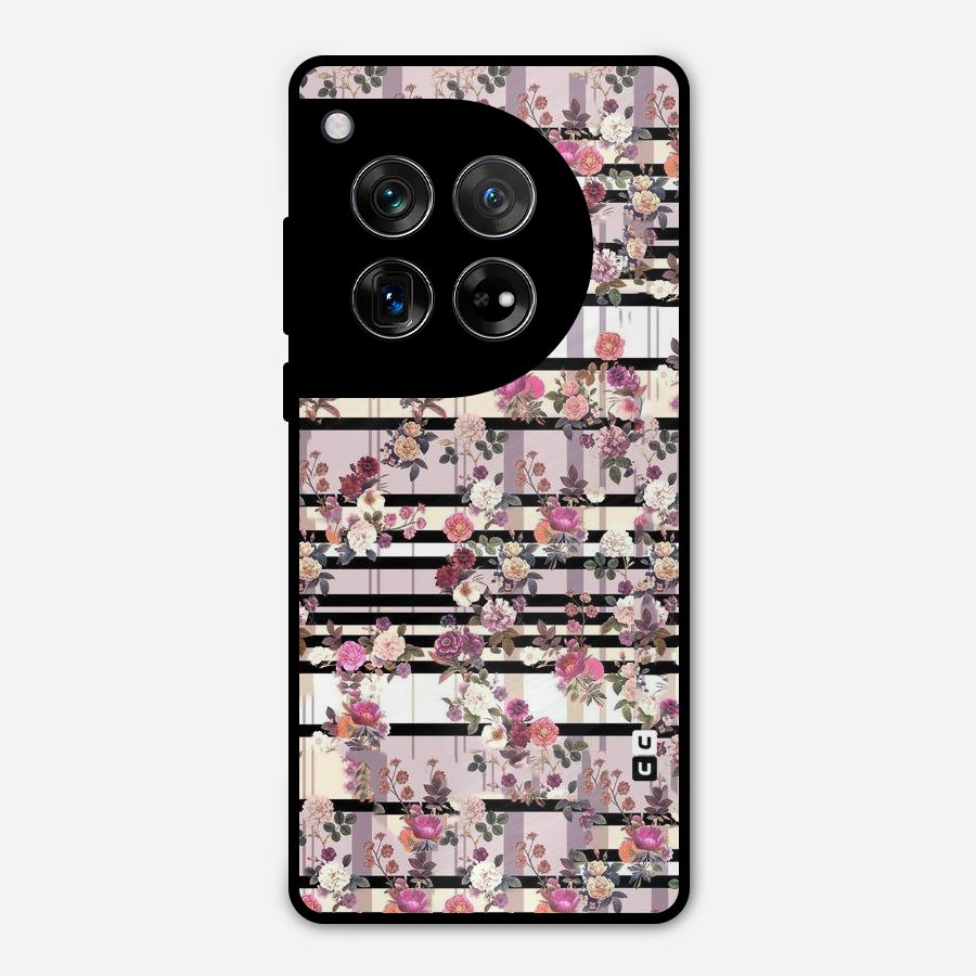 Beauty In Floral Metal Back Case for OnePlus 12