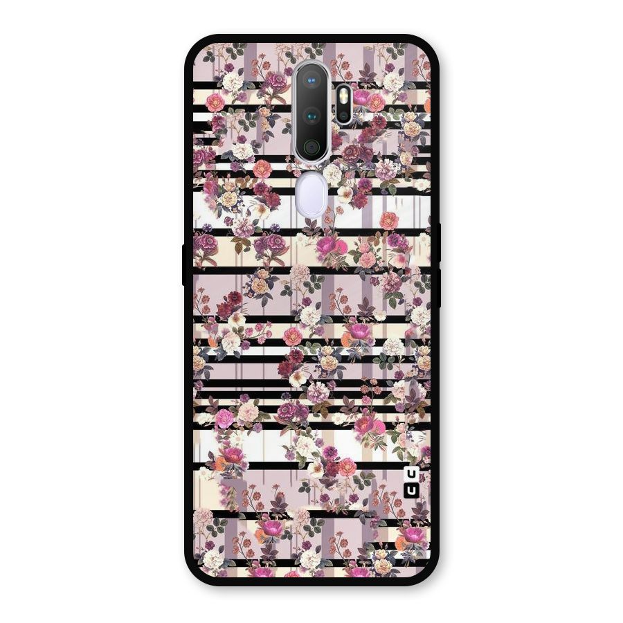 Beauty In Floral Metal Back Case for Oppo A9 (2020)