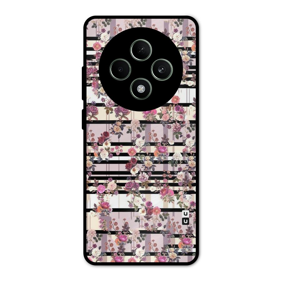 Beauty In Floral Metal Back Case for Oppo F27