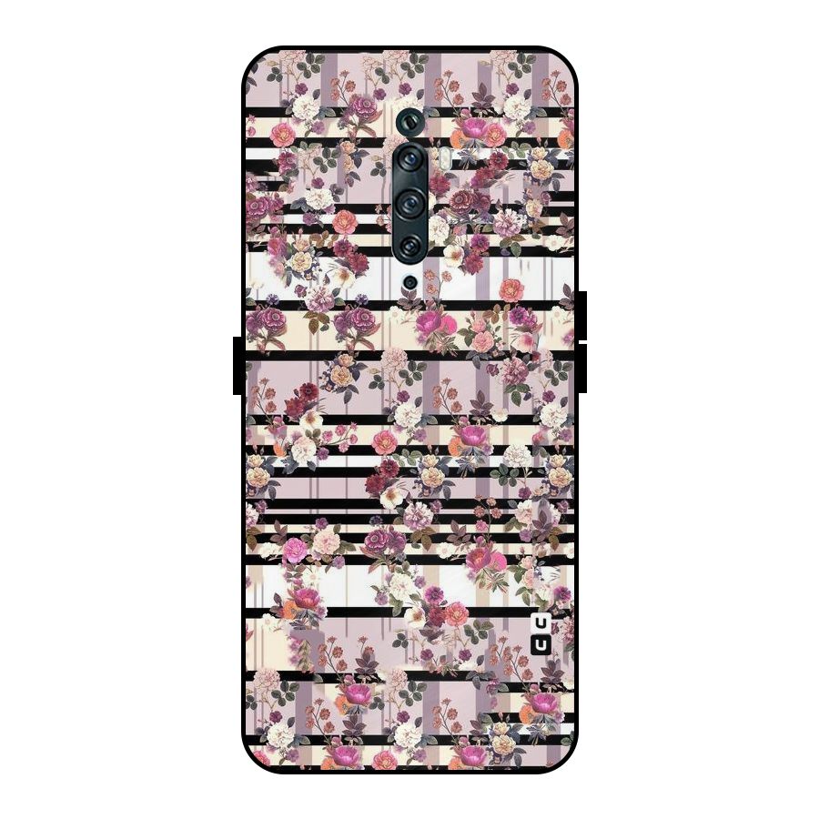 Beauty In Floral Metal Back Case for Oppo Reno2 Z