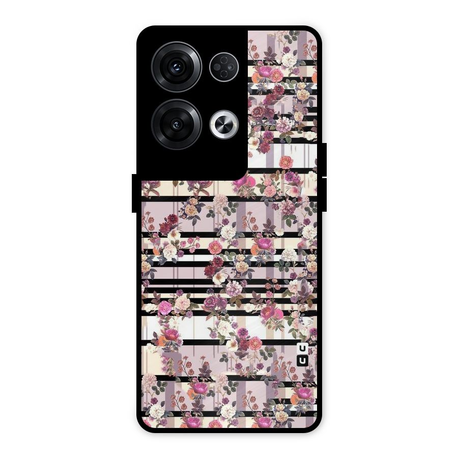 Beauty In Floral Metal Back Case for Oppo Reno8 Pro 5G