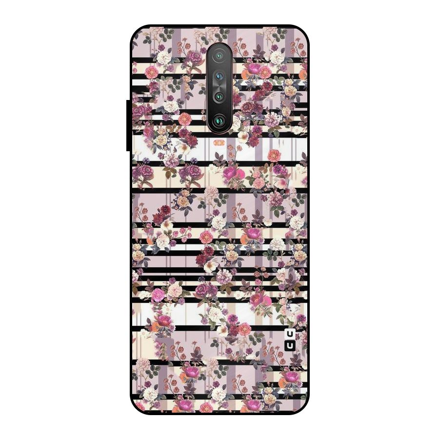 Beauty In Floral Metal Back Case for Poco X2