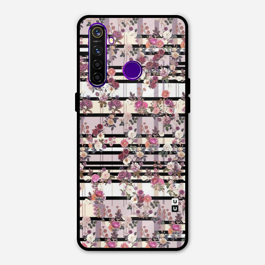 Beauty In Floral Metal Back Case for Realme 5 Pro