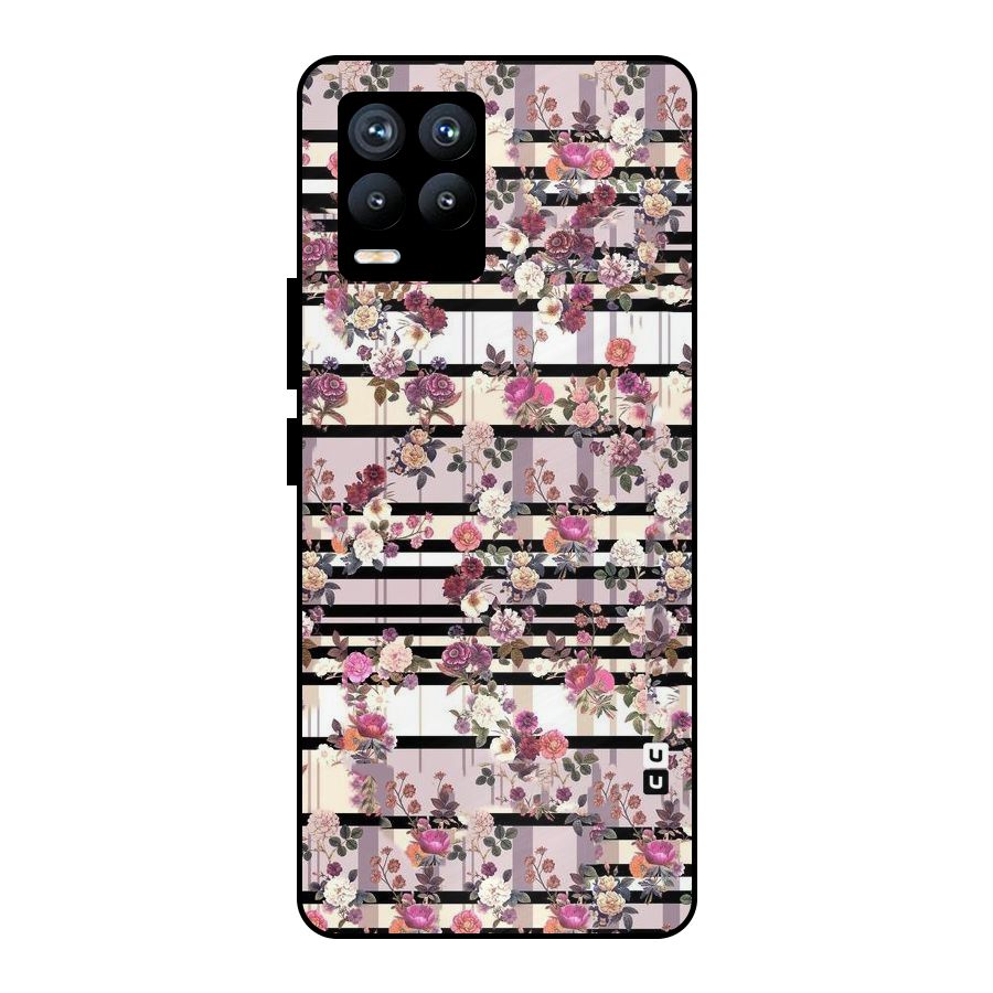 Beauty In Floral Metal Back Case for Realme 8 Pro