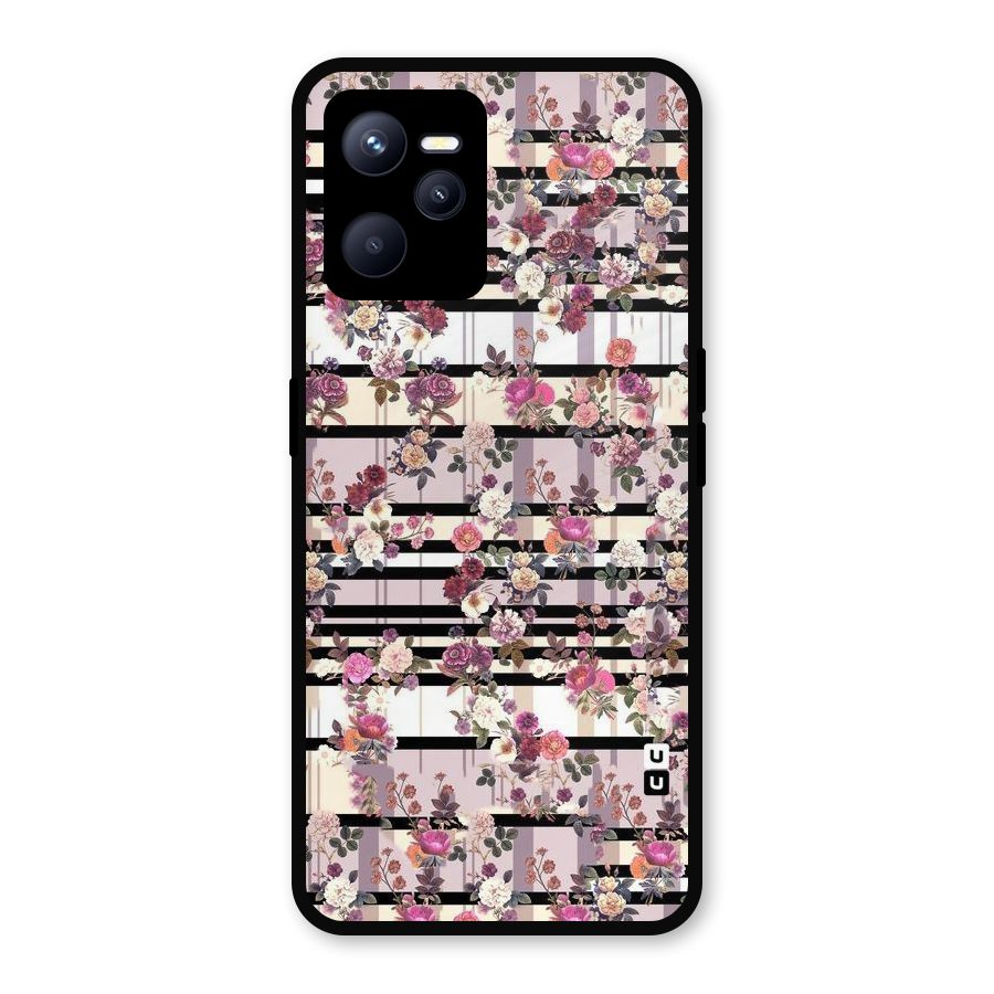 Beauty In Floral Metal Back Case for Realme C35