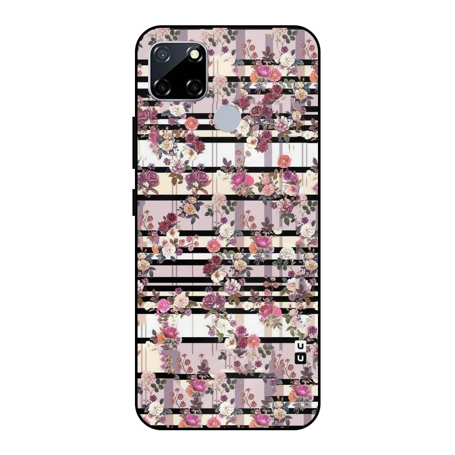 Beauty In Floral Metal Back Case for Realme Narzo 30A