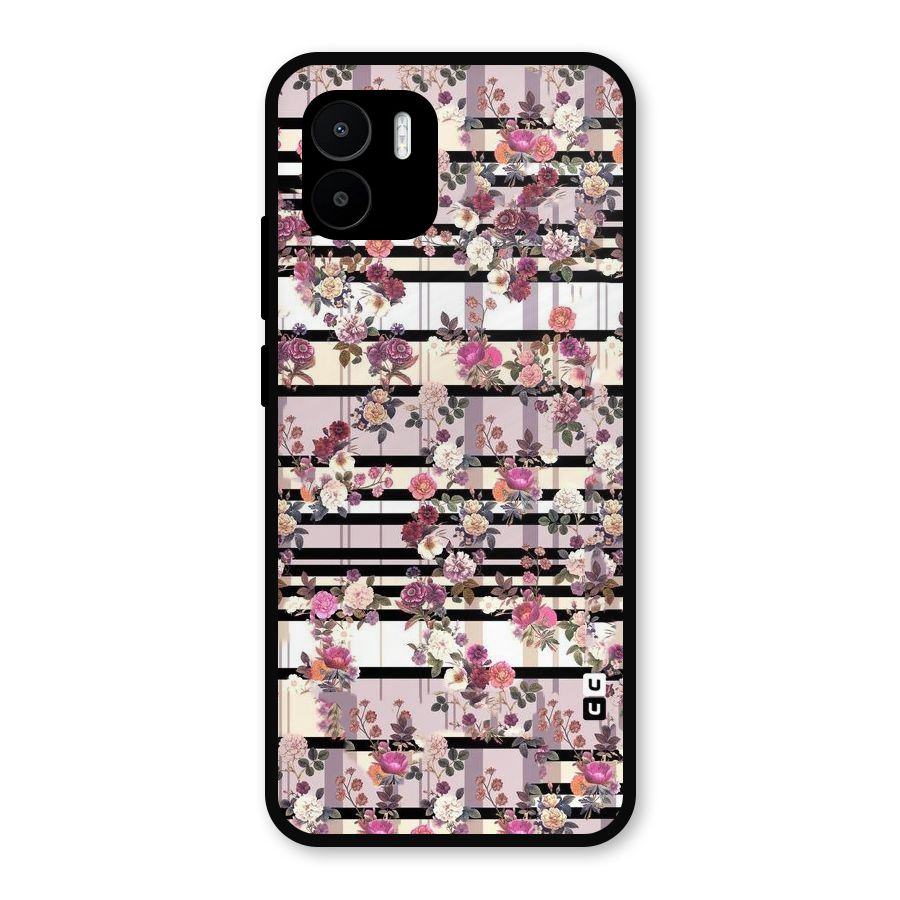 Beauty In Floral Metal Back Case for Redmi A2