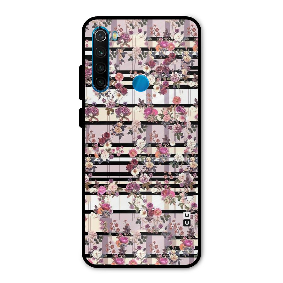 Beauty In Floral Metal Back Case for Redmi Note 8