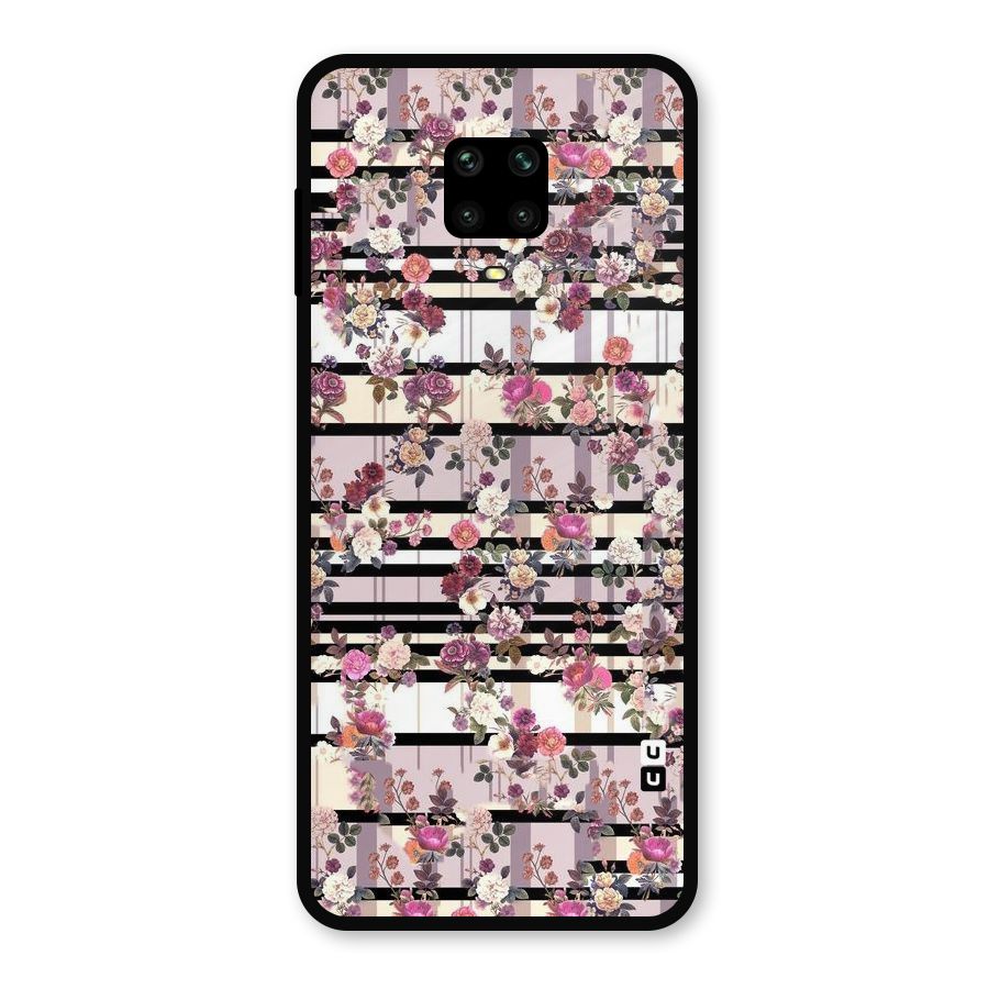Beauty In Floral Metal Back Case for Redmi Note 9 Pro Max