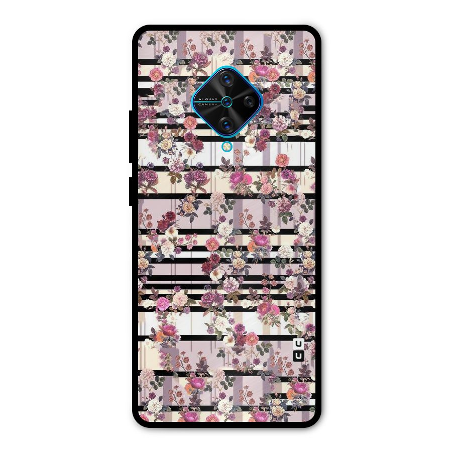 Beauty In Floral Metal Back Case for Vivo S1 Pro