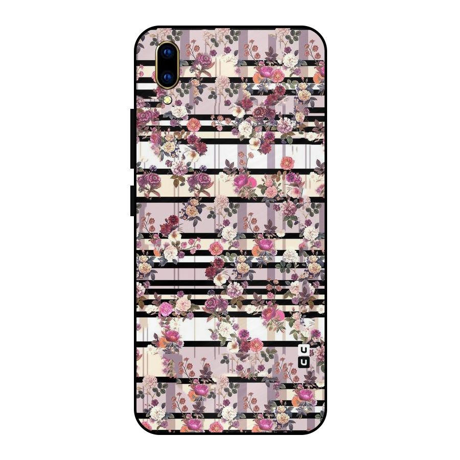 Beauty In Floral Metal Back Case for Vivo V11 Pro