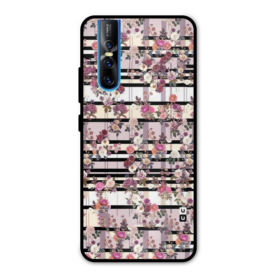 Beauty In Floral Metal Back Case for Vivo V15 Pro