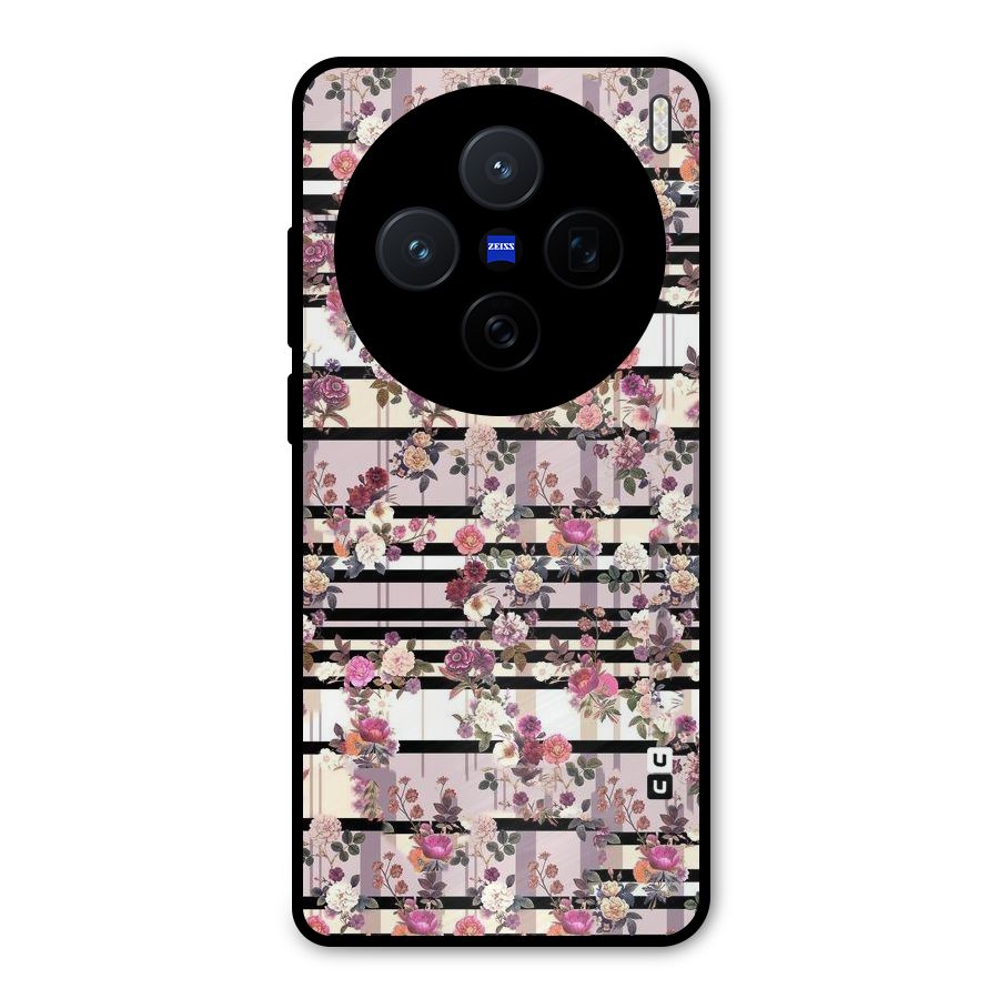 Beauty In Floral Metal Back Case for Vivo X200