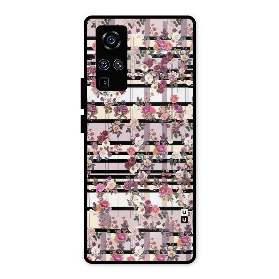 Beauty In Floral Metal Back Case for Vivo X50 Pro