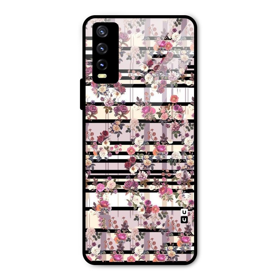 Beauty In Floral Metal Back Case for Vivo Y20g