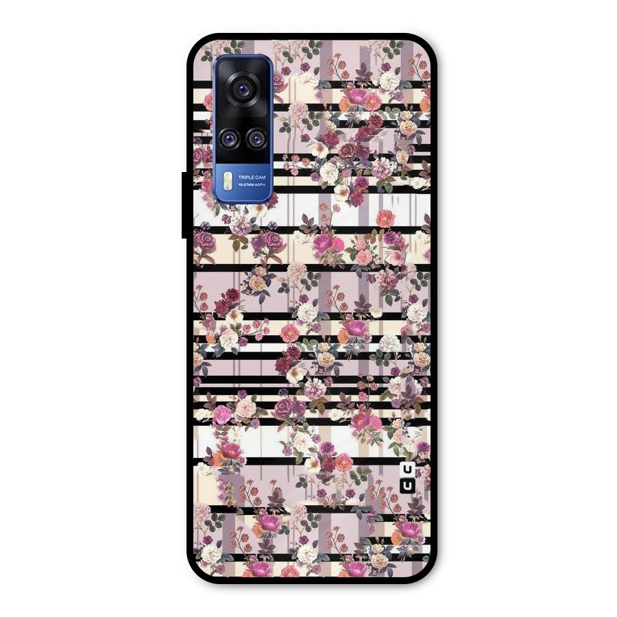 Beauty In Floral Metal Back Case for Vivo Y51A