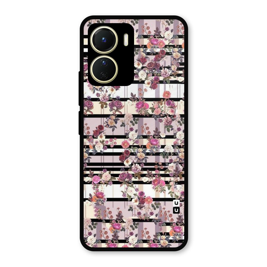 Beauty In Floral Metal Back Case for Vivo Y56