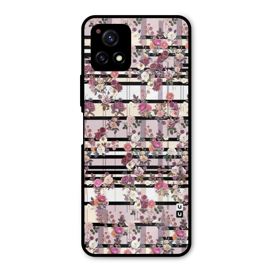 Beauty In Floral Metal Back Case for Vivo Y72 5G