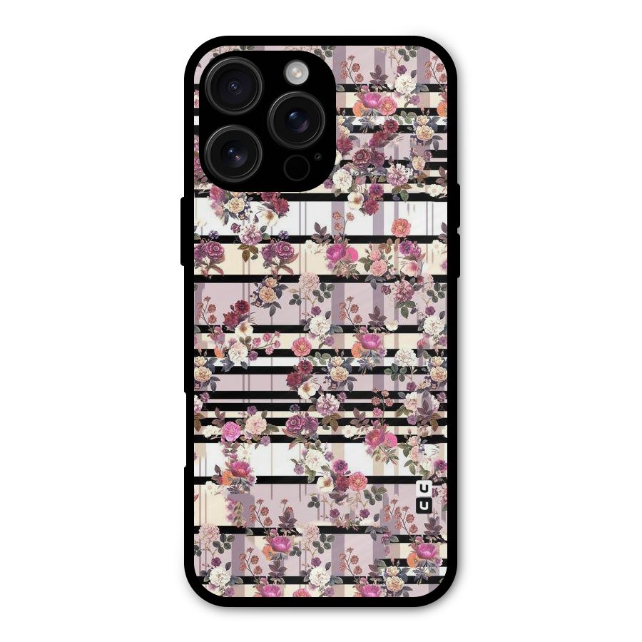 Beauty In Floral Metal Back Case for iPhone 16 Pro Max