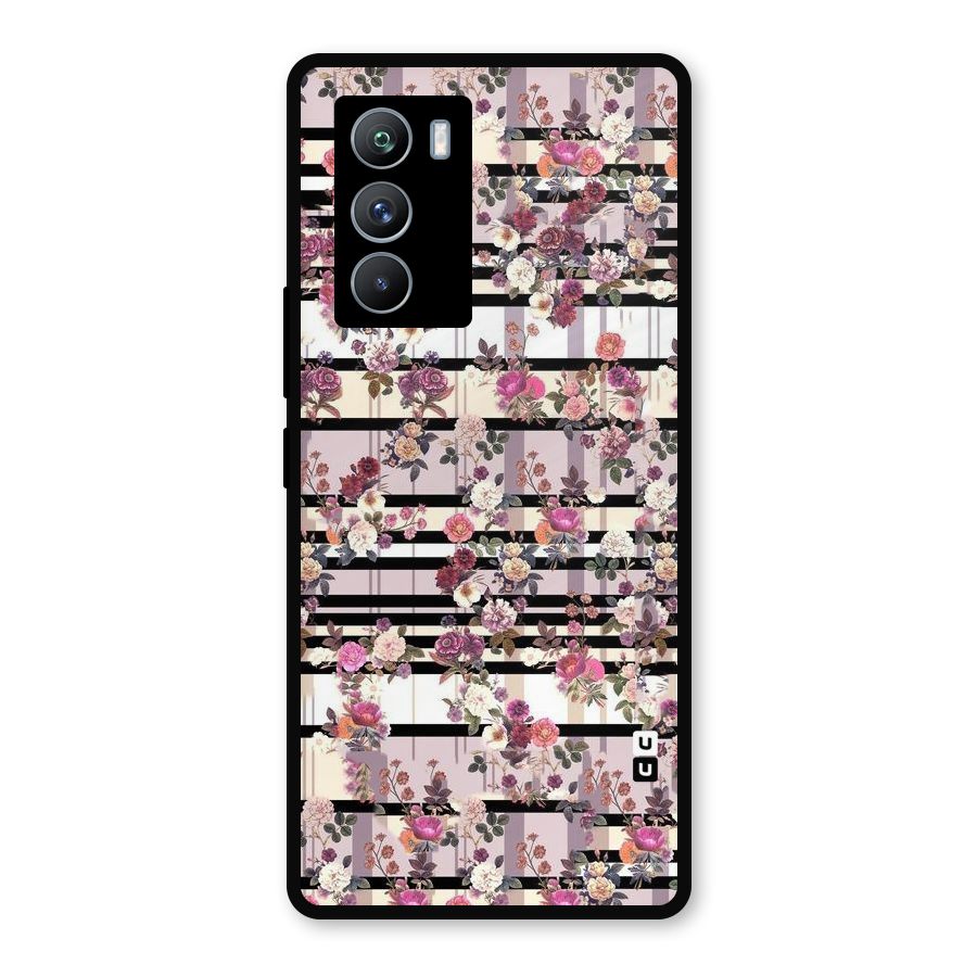 Beauty In Floral Metal Back Case for iQOO 9 SE