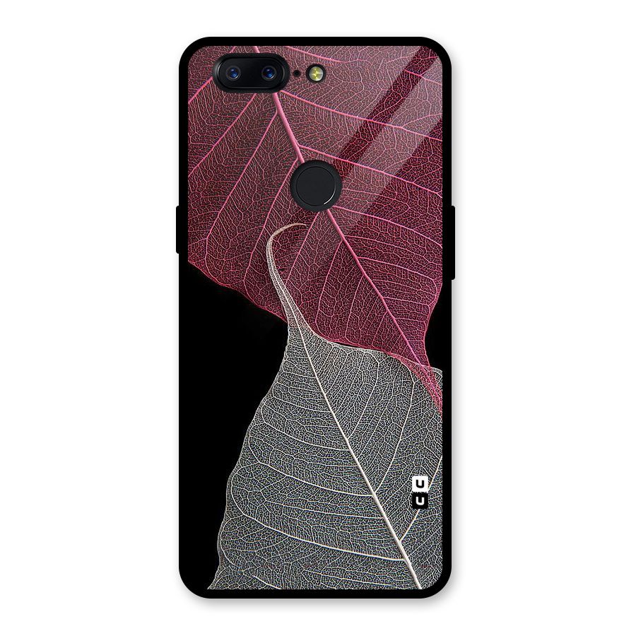 Beauty Leaf Glass Back Case for OnePlus 5T