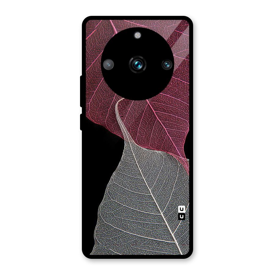 Beauty Leaf Glass Back Case for Realme 11 Pro
