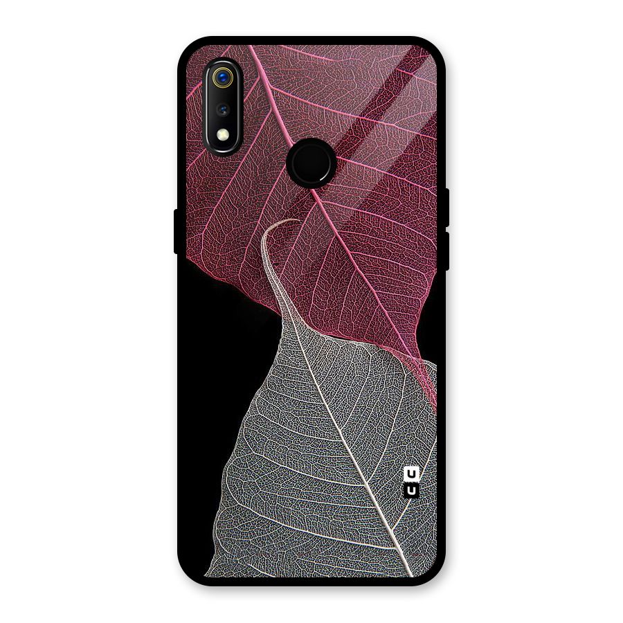 Beauty Leaf Glass Back Case for Realme 3i